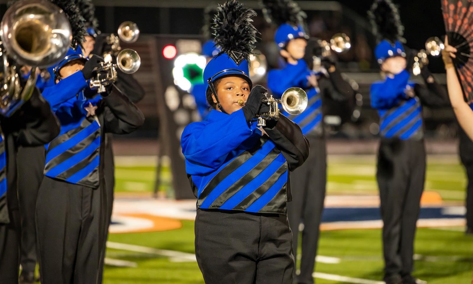 Page High band members play